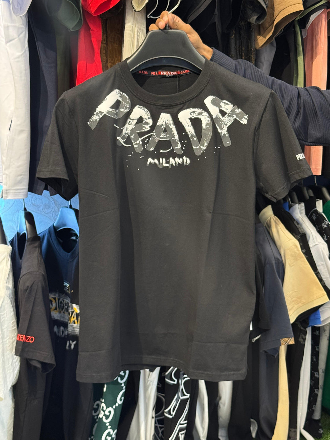Prada Premium Quality Soft Cotton Printed T-Shirt