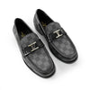 Louis Vuitton Grey Chequered Premium Quality Loafer