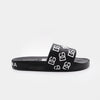 D&G All-Over Logo Embellished Premium Quality Black Medicated Soft Slipper