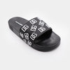 D&G All-Over Logo Embellished Premium Quality Black Medicated Soft Slipper