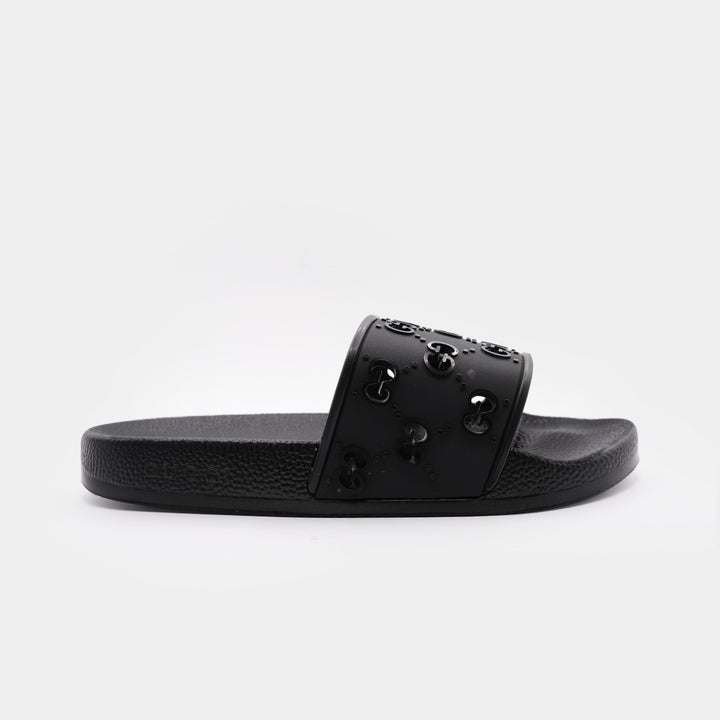 Gucci All-Over Logo Embellished Premium Quality Medicated Soft Slipper