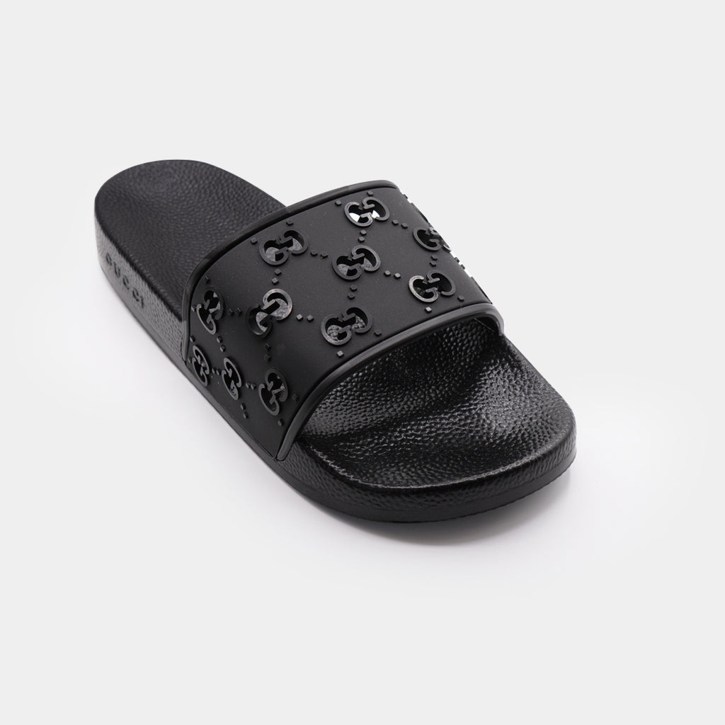 Gucci All-Over Logo Embellished Premium Quality Medicated Soft Slipper