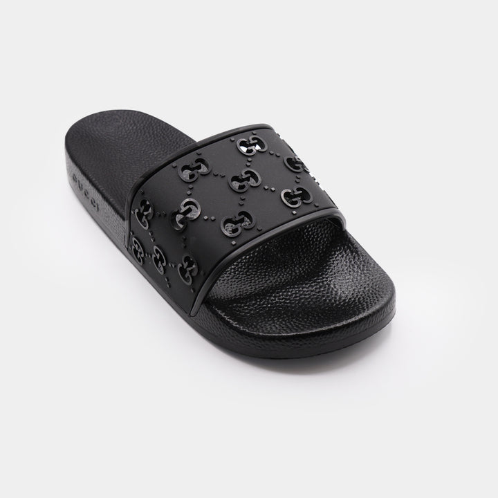 Gucci All-Over Logo Embellished Premium Quality Medicated Soft Slipper