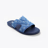 LV Blue High Quality Printed Oasis Denim Leather slipper