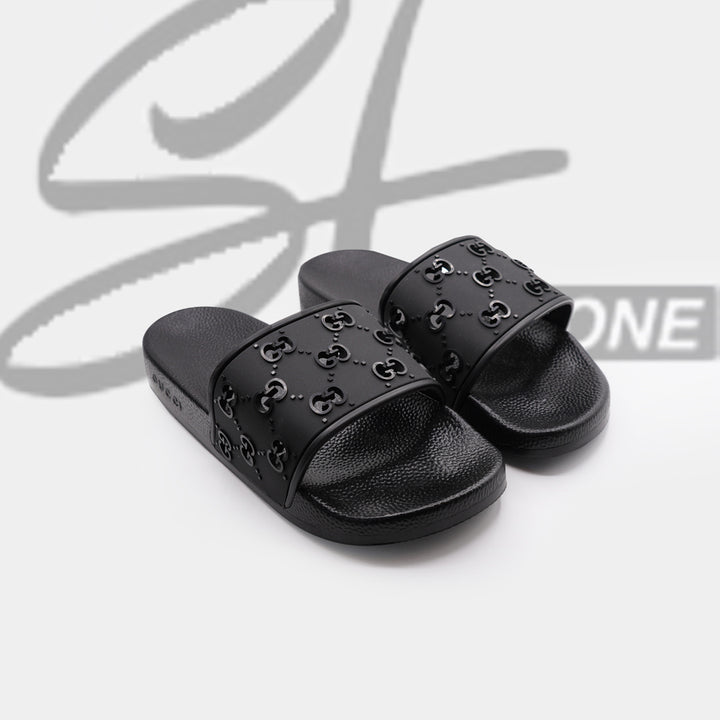 Gucci All-Over Logo Embellished Premium Quality Medicated Soft Slipper