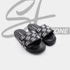 D&G All-Over Logo Embellished Premium Quality Black Medicated Soft Slipper