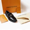 LV Buckle Premium Quality Black Major Loafers