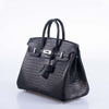 Hermès Birkin Midnight Black Exotic Crocodile Leather Bag