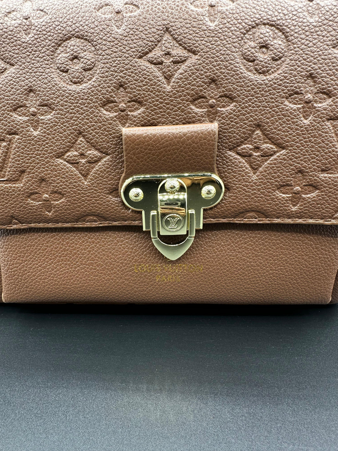 Authentic LV Vavin Chain Bag featuring Iconic Front Flap and Gold Clasp