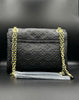 Louis Vuitton Vavin PM Shoulder Bag in Midnight Black Empreinte Leather