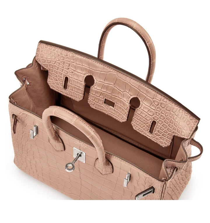 Rare Rose Tea Hermès Birkin Exotic Leather Collector’s Item