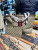 Gucci Ophidia GG Medium Tote Bag with Signature Green and Red Web
