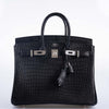 Hermès Birkin Midnight Black Exotic Crocodile Leather Bag