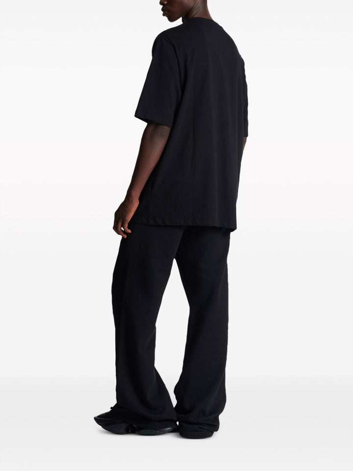 BALMAIN Paris Premium Black Logo T-Shirt