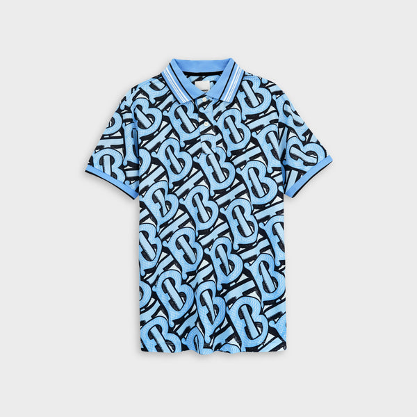 Burberry Emerson TB Blue Polo Shirt