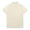 Gucci Web Stripe Beige Cotton Polo Shirt