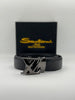 LV-Inspired Men’s Leather Belt – Premium Designer Style