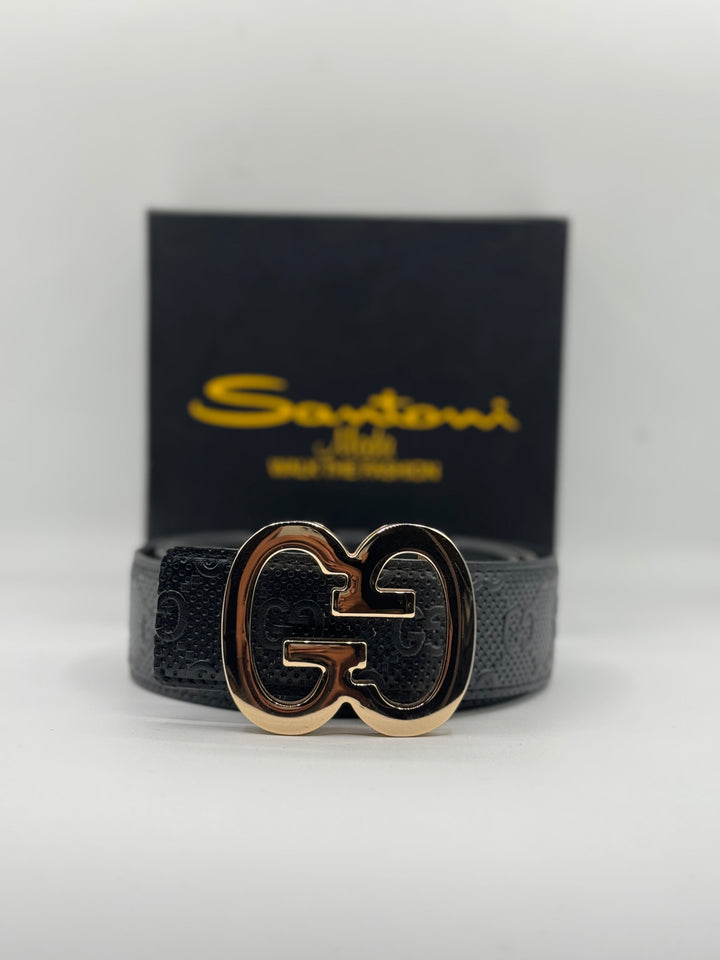 Men’s Premium Designer-Style Leather Belt