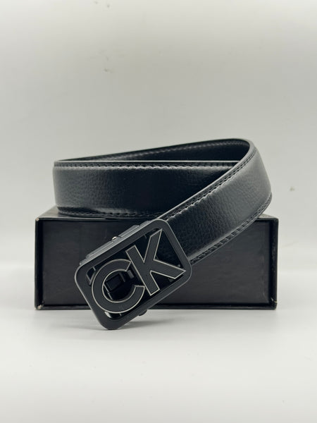 Premium Black Leather Automatic Belt