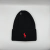 Polo Ralph Lauren Black Knitted Beanie – Premium Winter