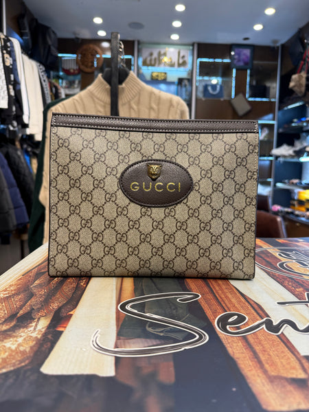 Luxury Men's Signature Monogram Clutch