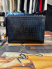 Executive Black Textured Monogram Carryall