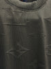 Louis Vuitton Men's Black Monogram Embossed Cotton Luxury T-Shirt
