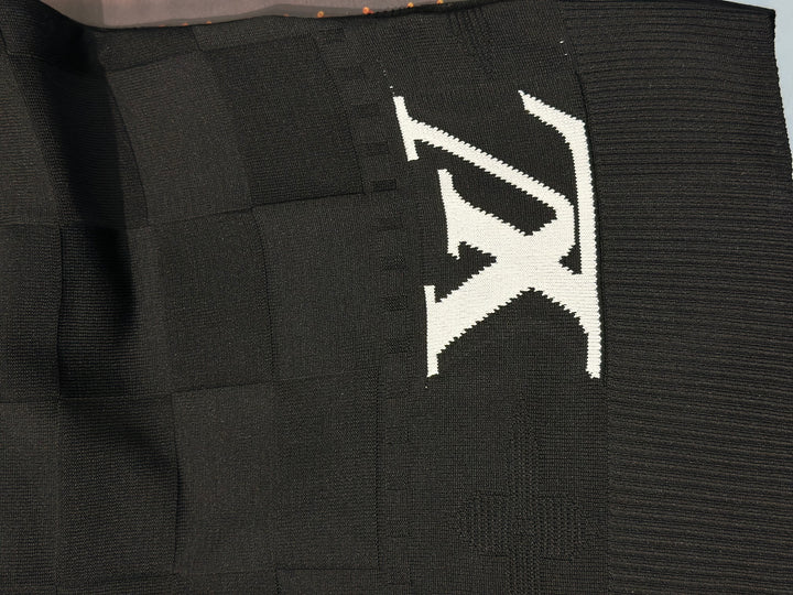 Louis Vuitton Men's Black Damier Knit T-Shirt With Logo