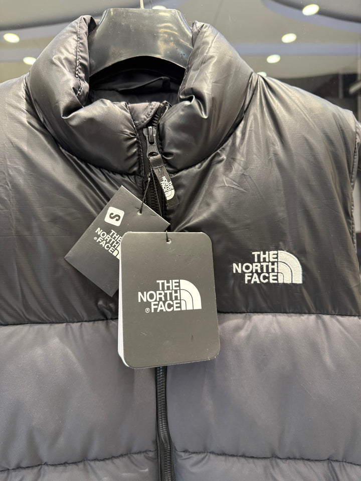 The North Face Men’s Puffer Sleeveless Jacket | Dark Grey & Black