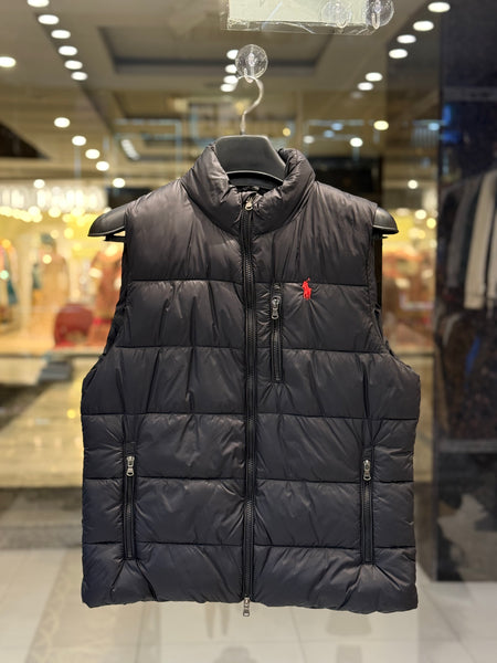 Polo Ralph Lauren Half Sleeve Black Zip Jacket for Men – Premium Casual Wear