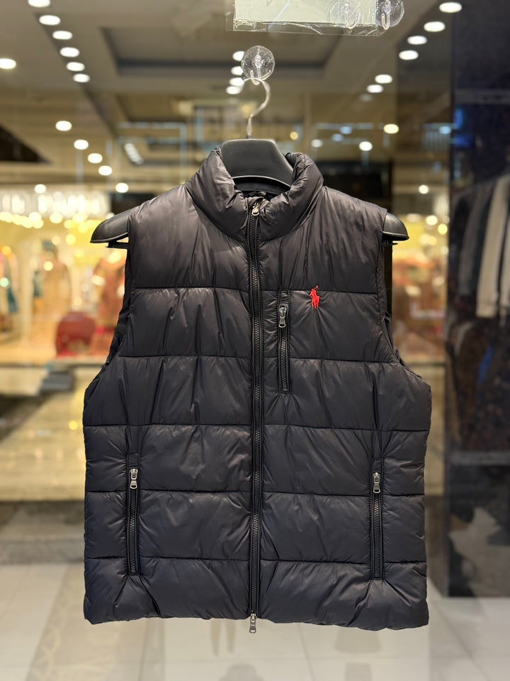 Polo Ralph Lauren Half Sleeve Black Zip Jacket for Men – Premium Casual Wear