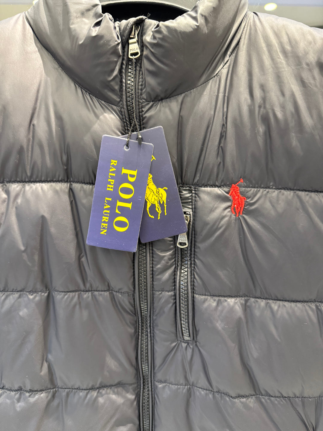 Polo Ralph Lauren Half Sleeve Black Zip Jacket for Men – Premium Casual Wear