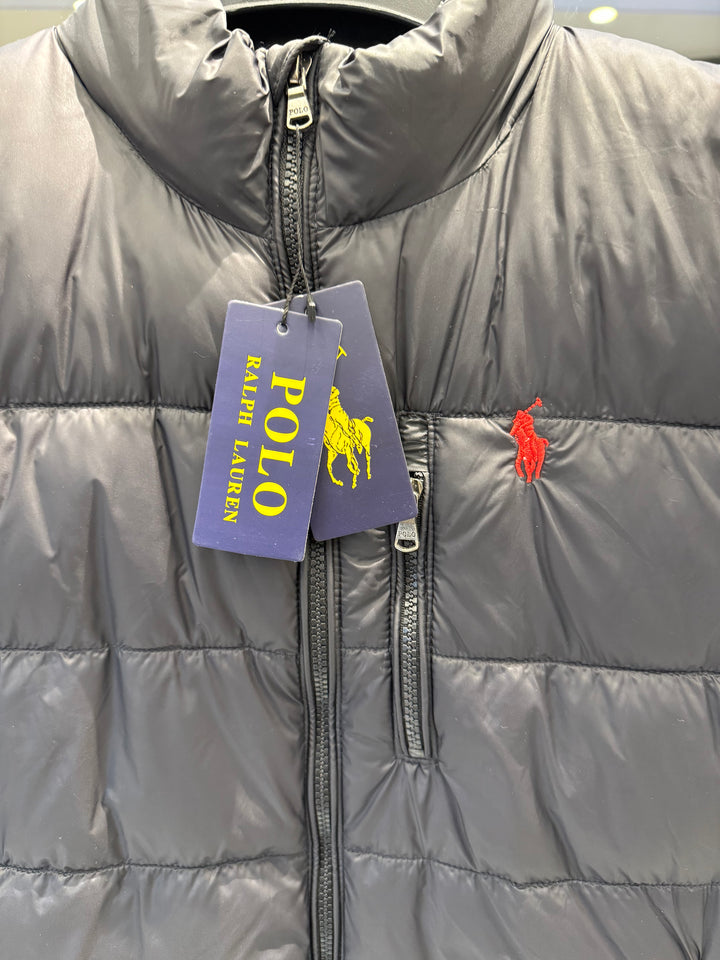 Polo Ralph Lauren Half Sleeve Black Zip Jacket for Men – Premium Casual Wear