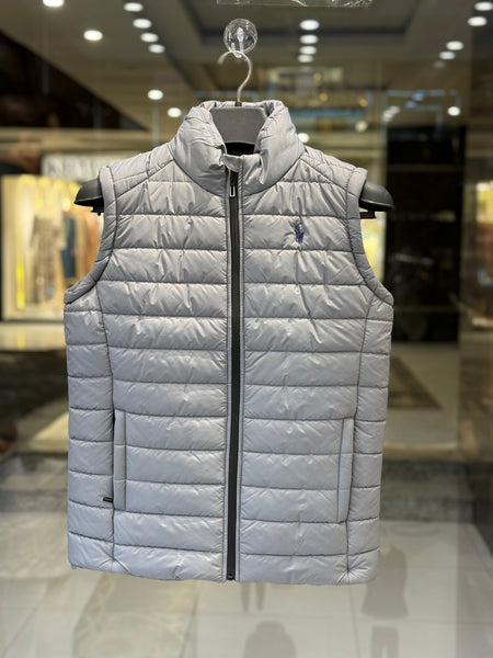 Polo Ralph Lauren Half Sleeve Grey Jacket for Men – Premium Casual Wear