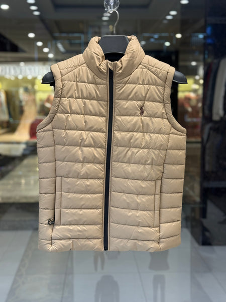 Polo Ralph Lauren Half Sleeve Beige Jacket for Men – Premium Casual Wear