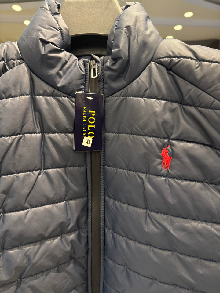 Polo Ralph Lauren Half Sleeve Black Jacket for Men – Premium Casual Wear