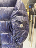 Premium Moncler Navy Blue Glossy Puffer Jacket