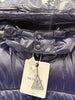 Premium Moncler Navy Blue Glossy Puffer Jacket
