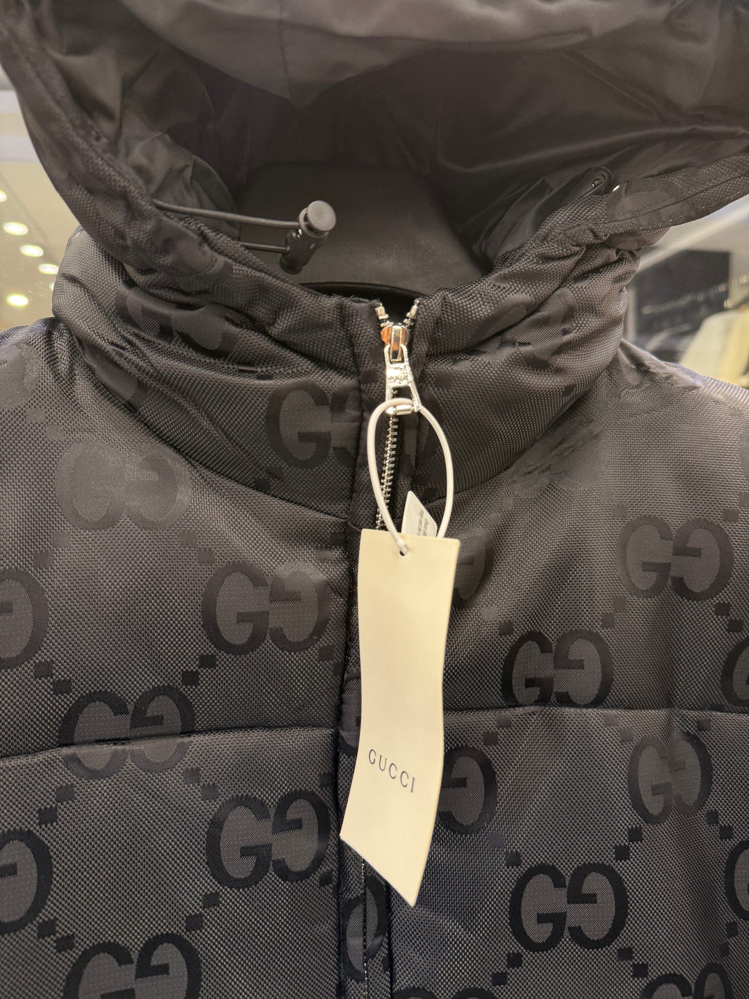 Men’s Black Designer Puffer Sleeveless Jacket