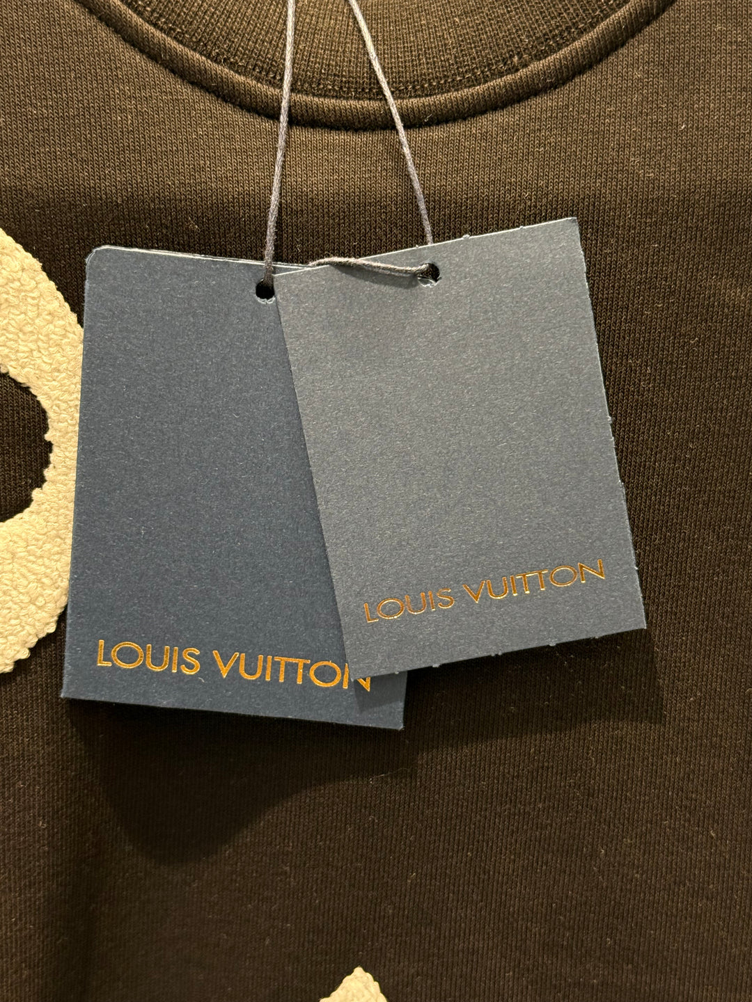 LV-inspired Premium Black Sweatshirt