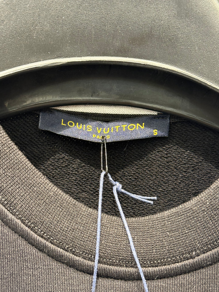 LV-inspired Premium Black Sweatshirt