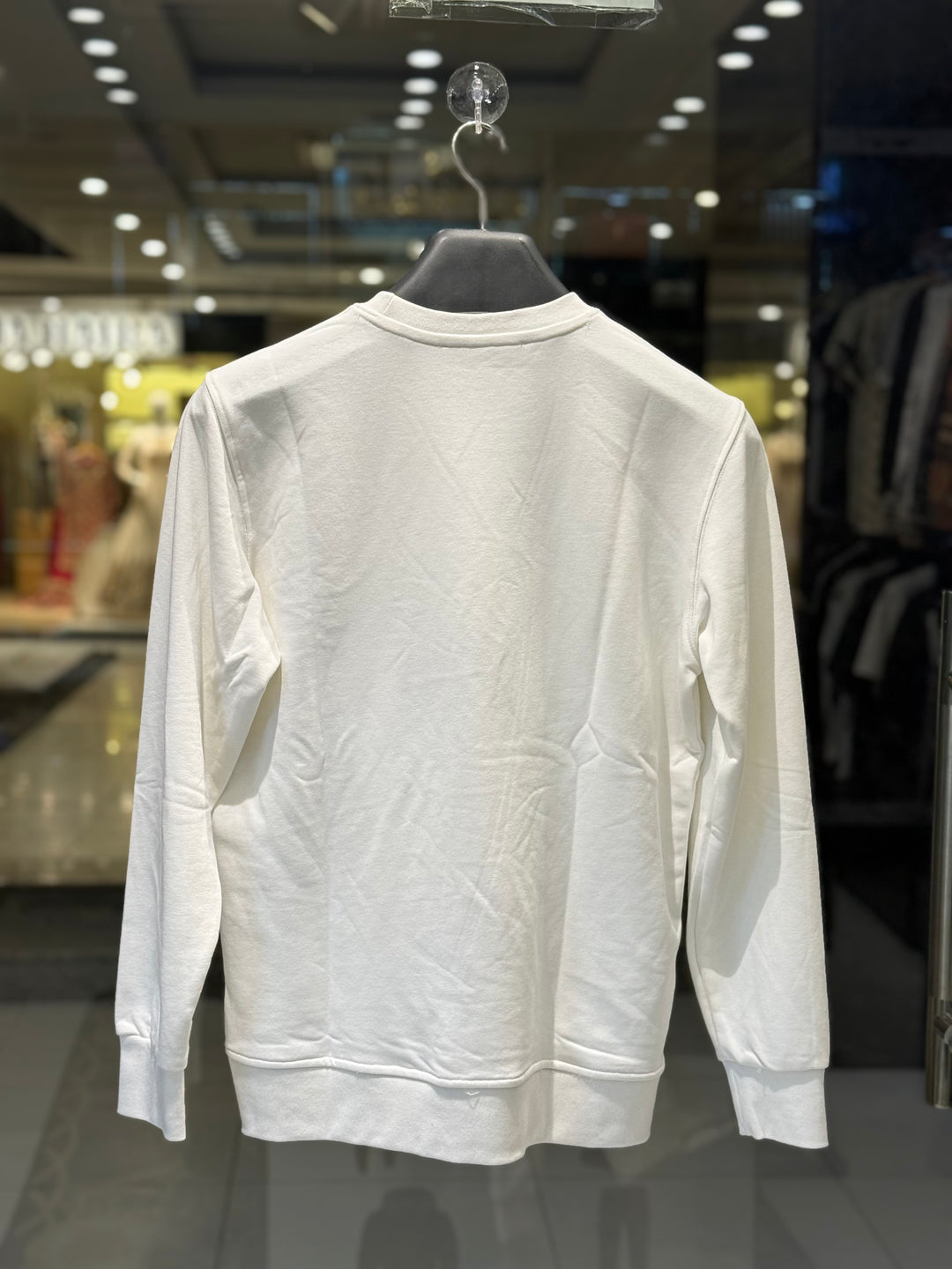 LV-inspired Premium White Sweatshirt