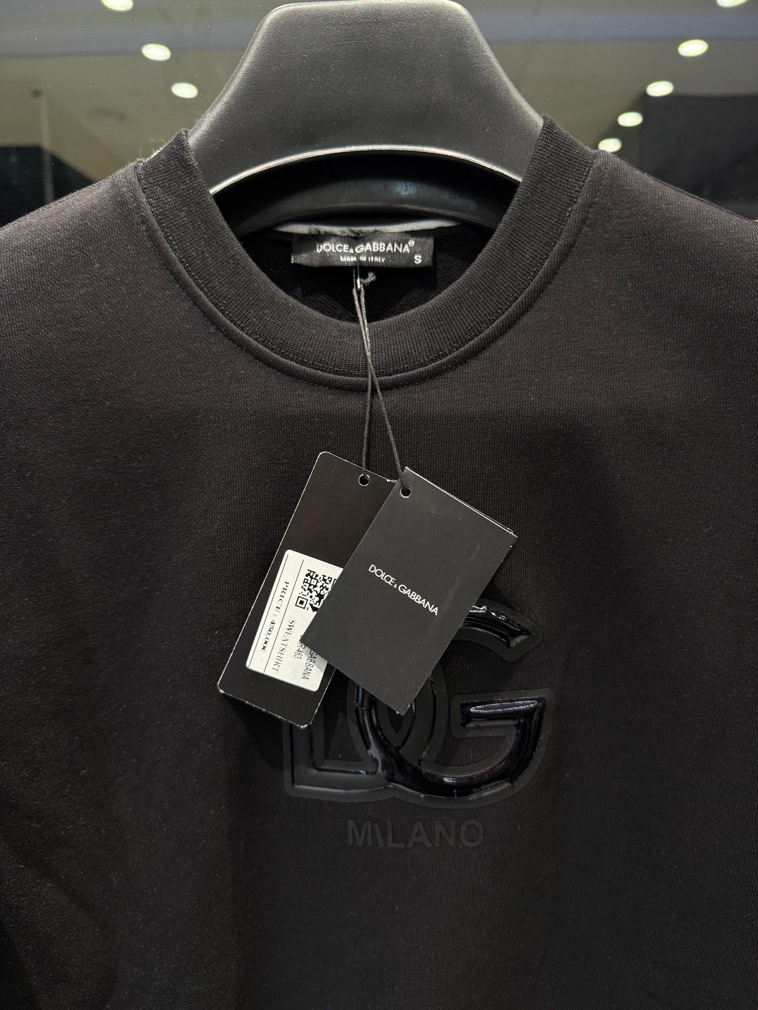 D&G-inspired Milano Black Sweatshirt