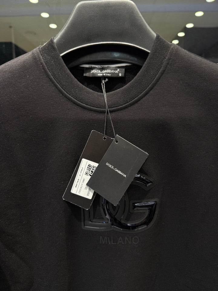 D&G-inspired Milano Black Sweatshirt