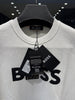 BOSS-inspired Minimalist White Sweatshirt