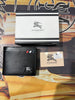 Premium Burberry London Signature Knight Embossed Leather Bi-Fold Wallet