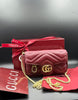 Premium Gucci-Inspired Marmont Chevron Quilted Flap Bag
