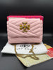 Premium Tory Burch-Style Kira Chevron Quilted Flap Bag
