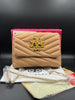 Premium Tory Burch-Style Kira Chevron Quilted Flap Bag