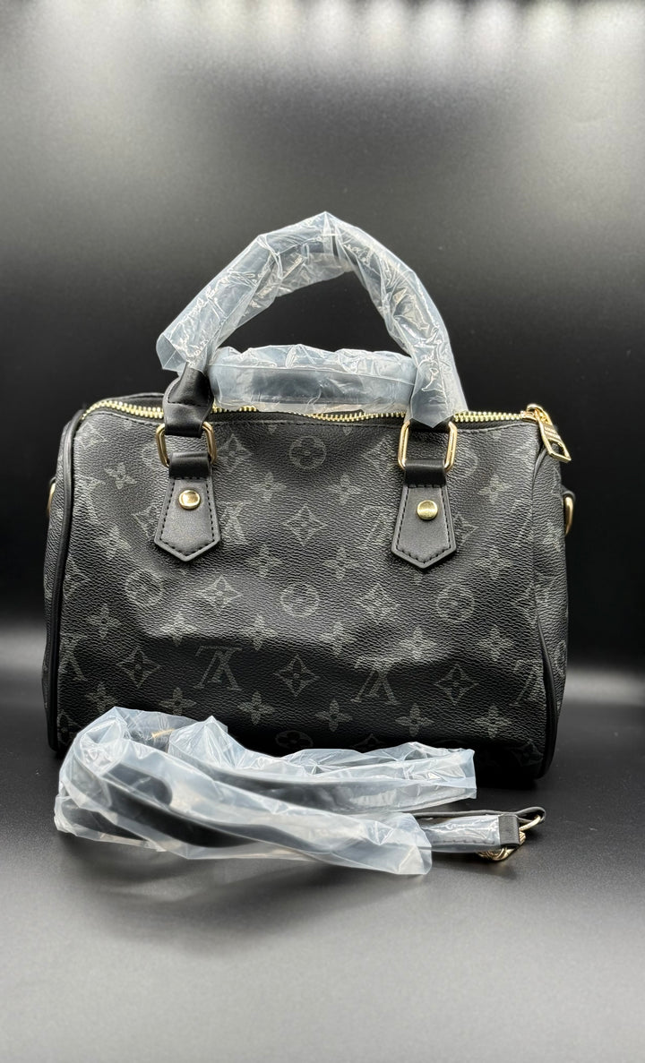 LV-Inspired Monogram Speedy Bandoulière Premium Satchel Bag